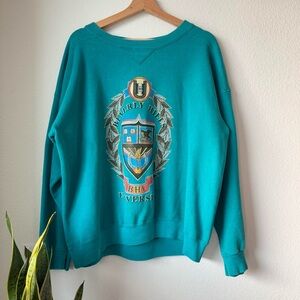 Vintage 90s Blue Beverly Hills Rodeo Drive Sweatshirt